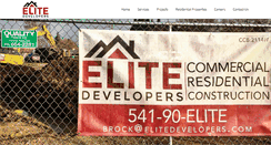 Desktop Screenshot of elitedevelopers.com