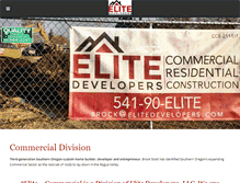 Tablet Screenshot of elitedevelopers.com